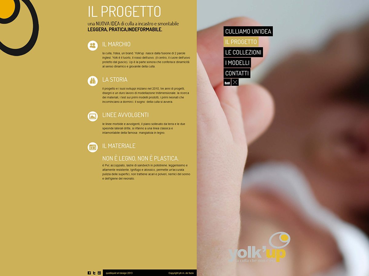 Yolk'up Web Site